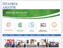 Tablet Screenshot of istanbulamator.com